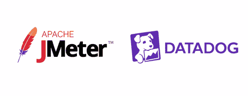 Logos des outils de performance et de monitoring JMeter et Datadog