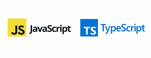 Logos des langages Web JavaScript et TypeScript